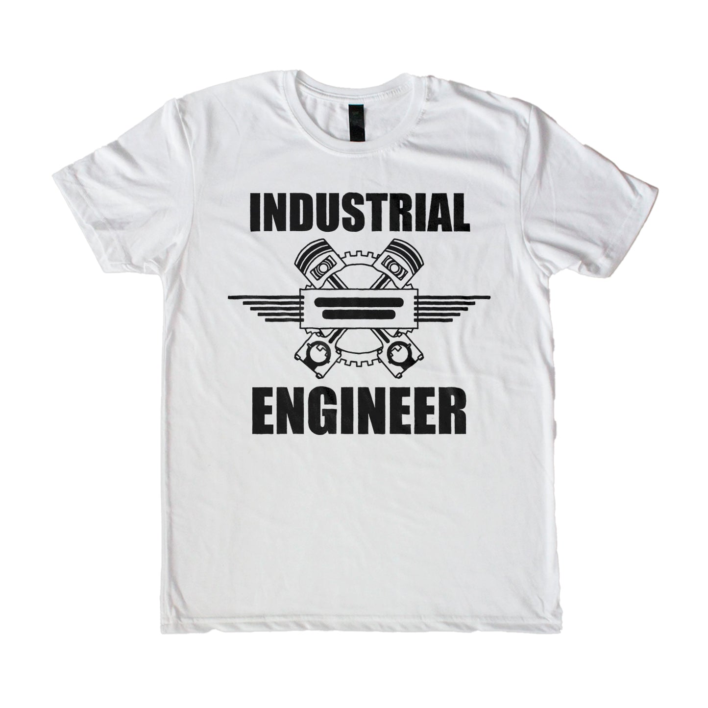 Playera para ingeniero cuello redondo de Ingeniero Industrial