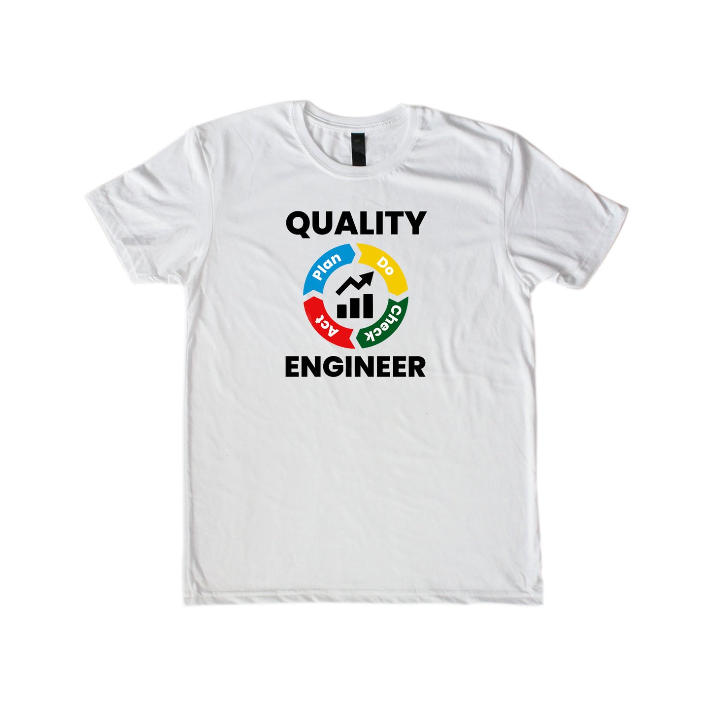 Playera para ingeniero cuello redondo de Ingeniero de calidad