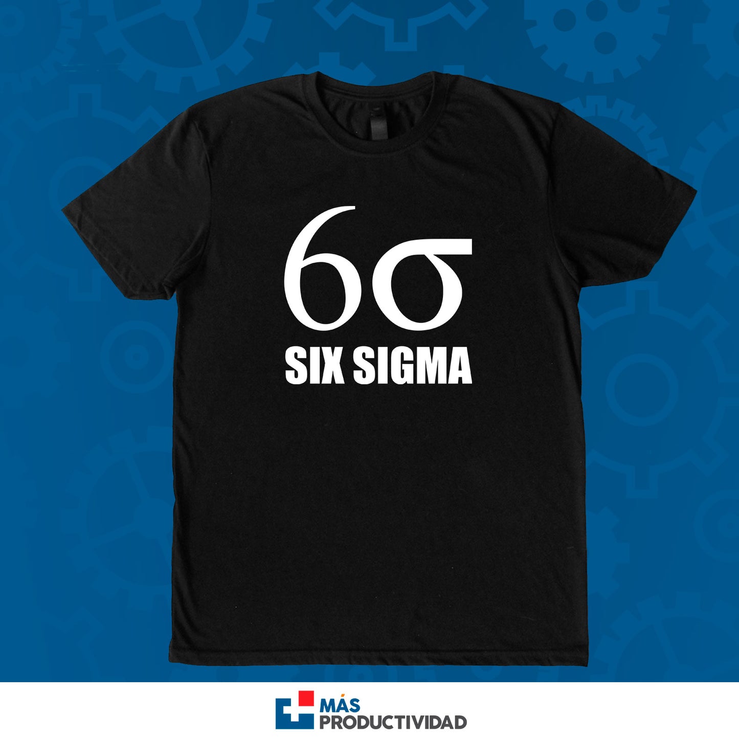 Playera para ingeniero cuello redondo de Six Sigma