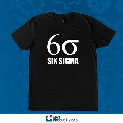 Playera para ingeniero cuello redondo de Six Sigma