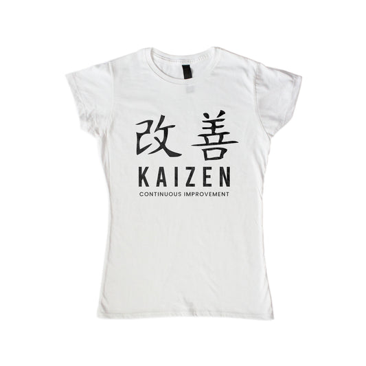 Playera para ingeniera cuello redondo Kaizen