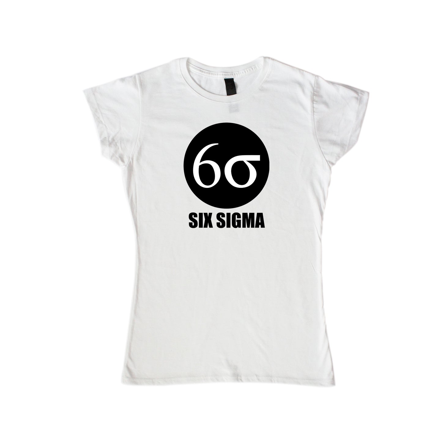 Playera para ingeniera cuello redondo de Six Sigma