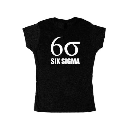 Playera para ingeniera cuello redondo de Six Sigma