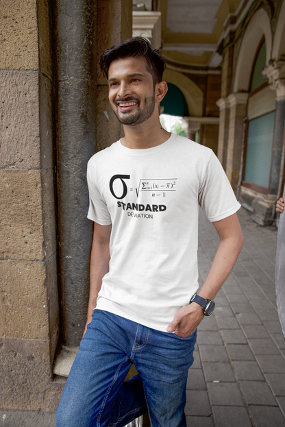 Playera para ingeniero cuello redondo de Desviación estándar