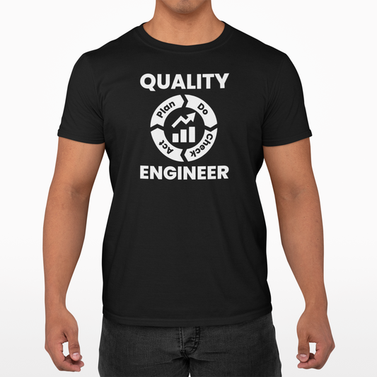 Playera para ingeniero cuello redondo de Ingeniero de calidad