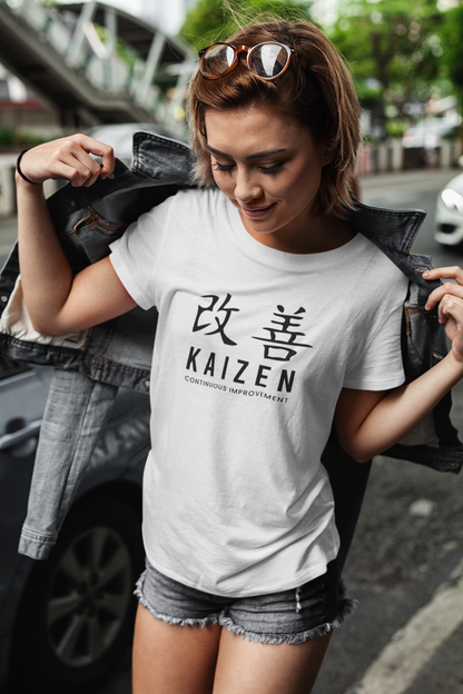 Playera para ingeniera cuello redondo Kaizen