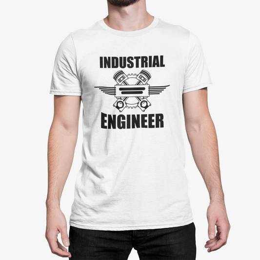 Playera para ingeniero cuello redondo de Ingeniero Industrial