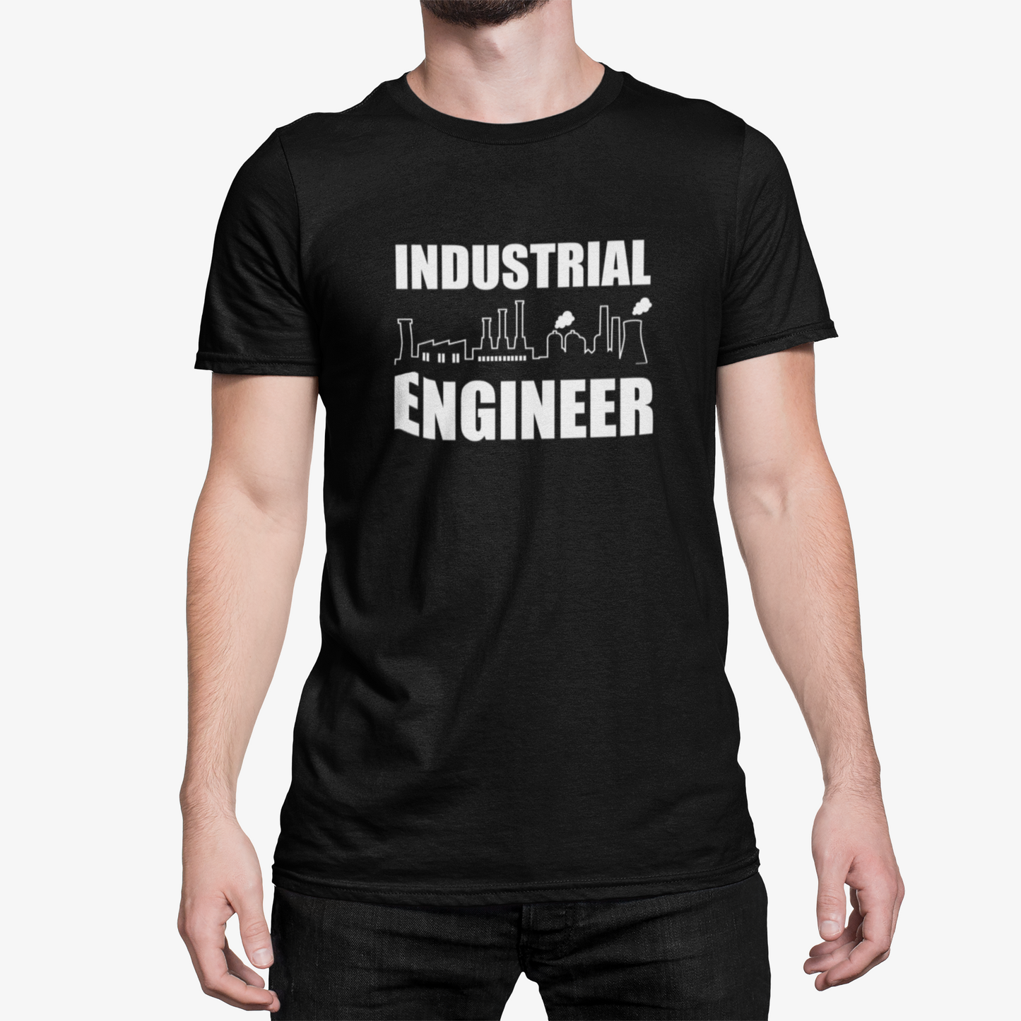 Playera para ingeniero cuello redondo de Ingeniero Industrial