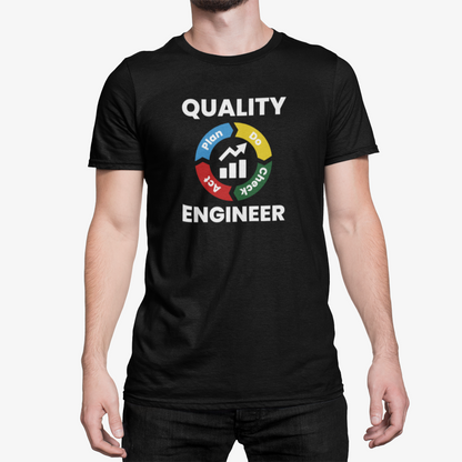 Playera para ingeniero cuello redondo de Ingeniero de calidad