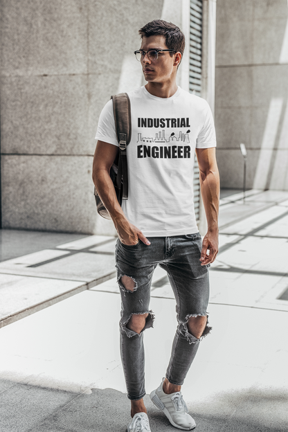 Playera para ingeniero cuello redondo de Ingeniero Industrial